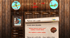 Desktop Screenshot of lode-rafty.cz